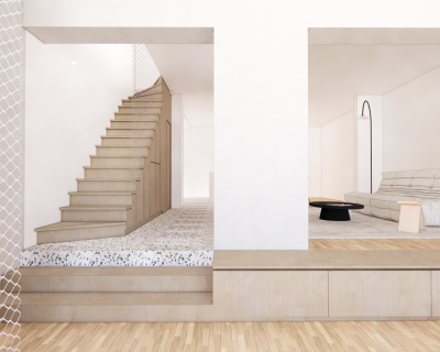 LEO meubilair verdiep bank trap